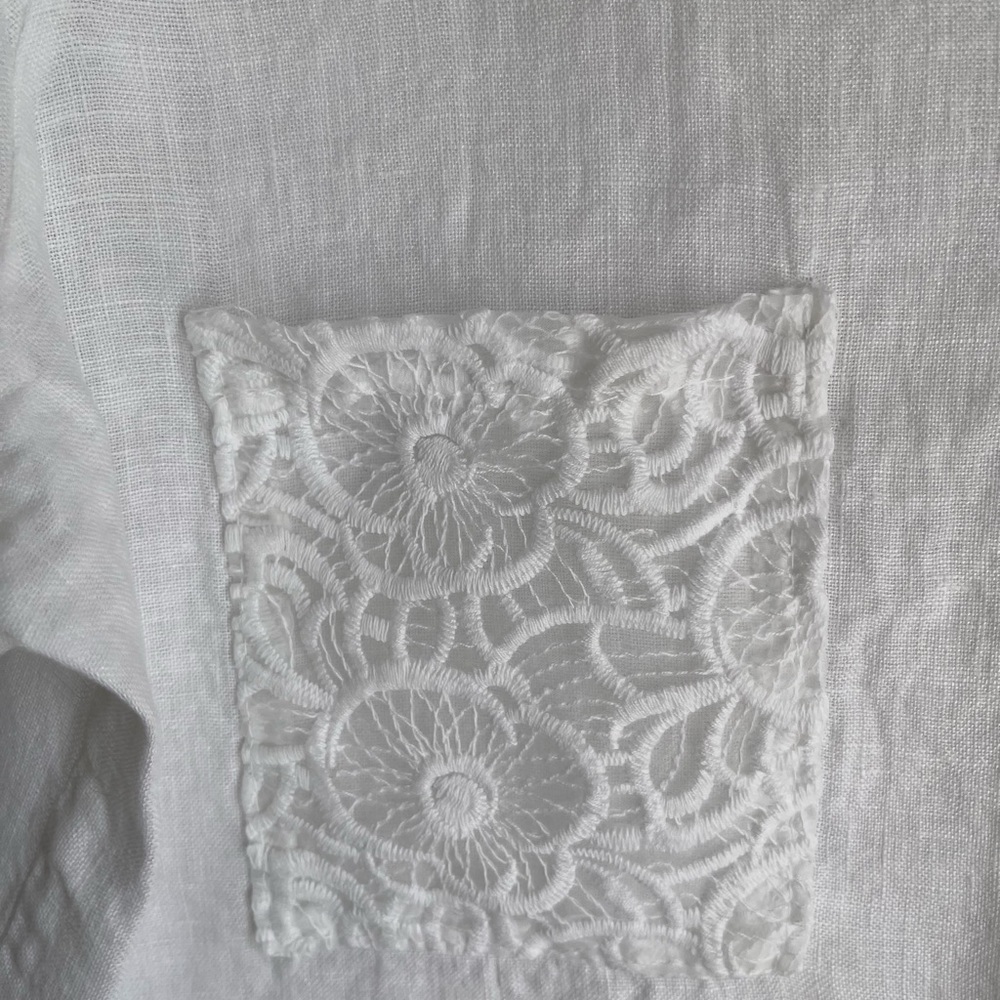 M made in Italy blouse 100% linen - Picture 4 of 12